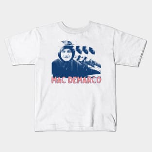 Mac DeMarco Original Glitch Style Fan Artwork Kids T-Shirt